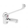 MONOCOMANDO LAVABO CON LEVA CLINICA SERIE INES (Hydrall) Cromo